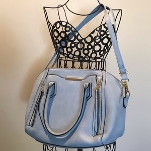 Light Blue Top Handle Purse